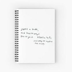 bob dylan citation Livre de notes spirales