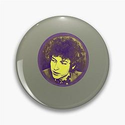 Bob Dylan vintage color Pin