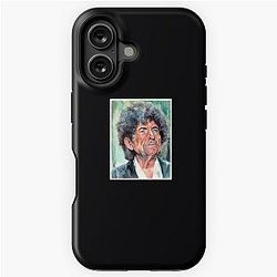 bob dylan watercolor portrait suzanns art	 iPhone Tough Case