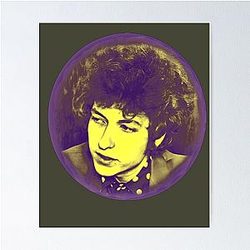 Bob Dylan vintage color Poster