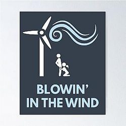 Bob Dylan - Blowin' In The Wind Poster