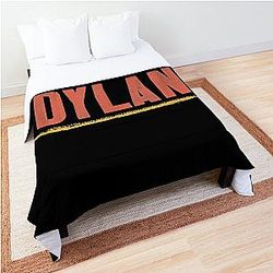 Vintage Retro Bob Dylan's Gift Underline Fans Art Men Women Comforter