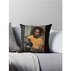 Bob Marley Retro Guitar Pillow