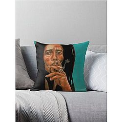 Bob Marley Throw Pillow