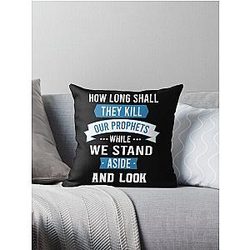 Bob Marley while we stand and look - Bob Marley Throw Pillow