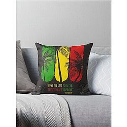 Bob Marley Throw Pillow