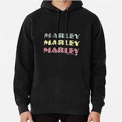 Bob Marley Música Inc Fumar Double Sided Marley Perfect Pullover Hoodie