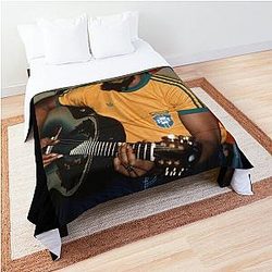 Bob Marley Retro Guitar Comforter