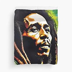Bob Marley Graffiti Style Duvet