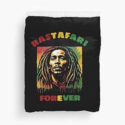 Rastafari Forever - Bob Marley Duvet Cover