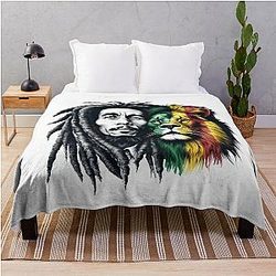 Bob Marley One Love Throw Blanket