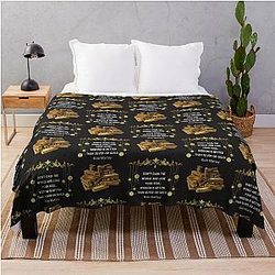Bob Marley Quote Blanket