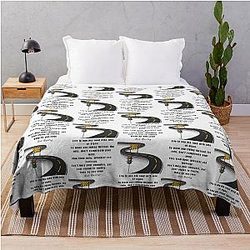 Bob Marley Transparent Throw Blanket