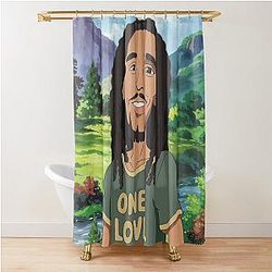 Bob Marley Uma cortina de chuveiro de amor