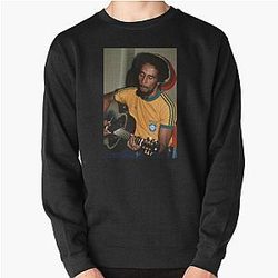 Bob Marley Retro guitarra design camisola