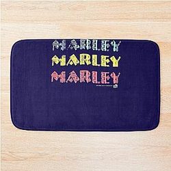 Bob Marley Music Inc Smoking Double Sided Marley Bath Mat