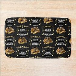 Bob Marley Quote Bathroom Mat
