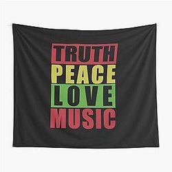 Bob Marley Quote Tapestry