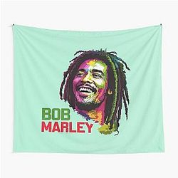 화소 예술 Bob Marley 포트레이트 Tapestry