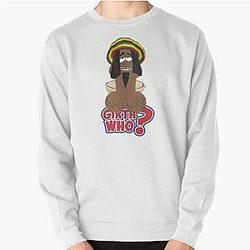 Bob Marley Rasta-teken Design Throb Marley Pullover Sweatshirt