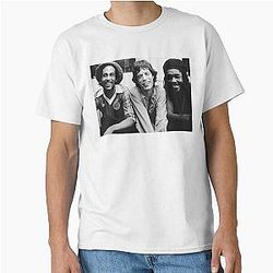 Bob Marley T-shirt classique Mick Jagger Peter Tosh