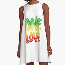 Bob Marley Zentangle Rasta Art Abito in linea