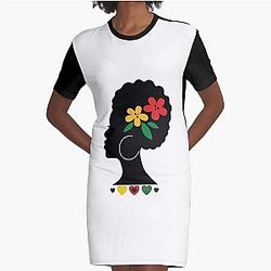 Bob Marley グラフィックTシャツドレス