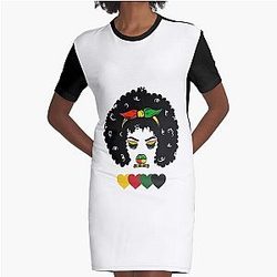 Bob Marley グラフィックTシャツドレス