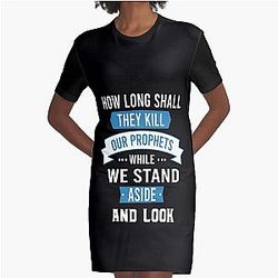 Bob Marley while we stand aside and look - Bob Marley Graphic T-Shirt Dress