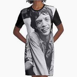 Bob Marley Mick Jagger Peter Tosh グラフィック ドレス