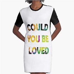 Could You Be Loved Bob Marley T-Shirt Dress