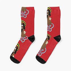 Funny Bob Rasta Design Throb Marley Socks