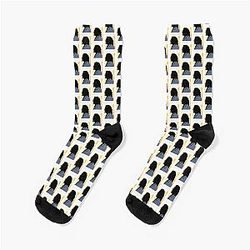Silhouette of Bob Marley with Textures Perfect Gift Socks