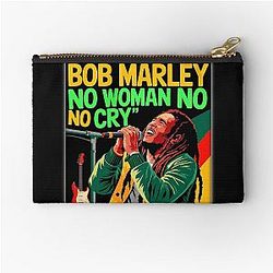 Bob Marley No Cry Zipper Pouch