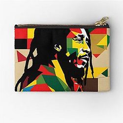 Bob Marley Portrait Zipper Pouch