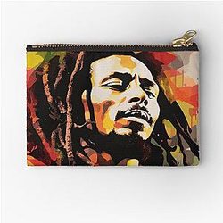 Bob Marley Digital Print Zipper Pouch