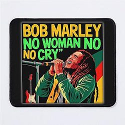 Bob Marley No Cry Mouse Pad