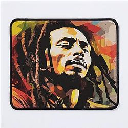 Bob Marley Digital Print Mouse Pad