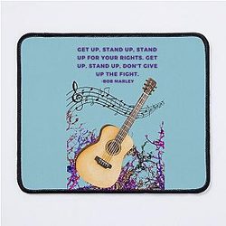 Bob Marley Transparent Mouse Pad