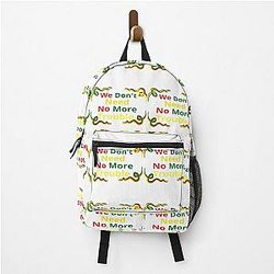 Bob Marley No More Trouble Backpack Transparent for White Products