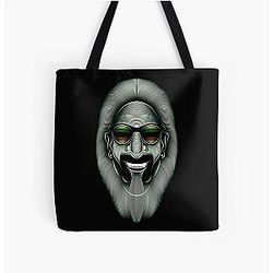 Bob Marley Print Tote Bag