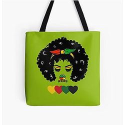 Bob Marley All Over Print Tote Bag