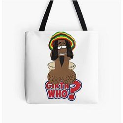 Bob Marley Rasta Character Design Throb Marley All Over Print Tote Bag