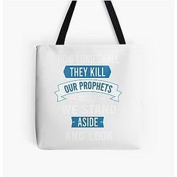Bob Marley while we stand and look at a Perfect Gift All Over Print Tote Bag