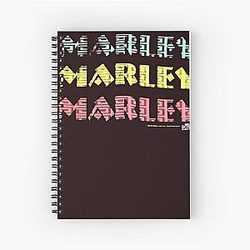 Bob Marley Music Inc Bob Smoking Spiral Notebook