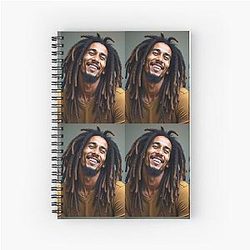 Bob Marley Spiral Notebook