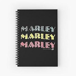 Bob Marley Music Inc Bob Smoking Double Sided Marley Perfect Gift Spiral Notebook