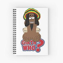 Fun Bob Marley Rasta Spiral Notebook