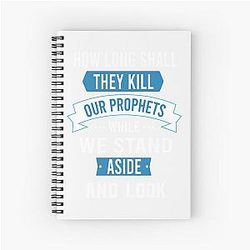 How Long Shall They Kill Our Prophets While We Stand Aside and Look - Bob Marley Perfect Gift Spiral Notebook
