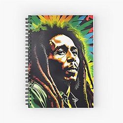 Bob Marley Graffiti Notebook